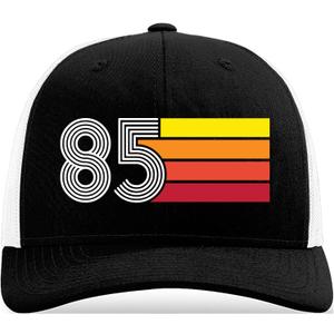 NewEleven 40th Birthday Gifts for Men Women 1985 Retro Trucker Hat, Funny Birthday Gift for Dad, Husband, Mom, Wife Vintage 40 Year Old Party Hat