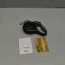 Fida Retractable Dog Leash, 16 ft Dog Walking Leash for Small Dogs up to 26 lbs, 360° Tangle Free, Black