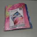 6 Pack Marble Design File Folders with Pockets - Plastic Folder with 2 Pockets & a Business Card Holder, Durable File Folders for Documents, School, Office & Home (Folder with Pockets (with Prong))