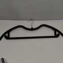 Amazon Basics Slim Velvet Non-Slip Space Saving Suit Clothes Hangers, Closet Organizer, Black, 50-Pack