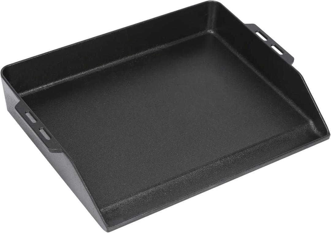 Universal Cast Iron Cooking Griddle 18" x 14", Non Stick Ceramic-coated Griddle, Flat Top Grill Plate with High Sidewalls for Gas Grills, Oven, Stove Universal Cast Iron Cooking Griddle 18" x 14", Non Stick Ceramic-coated Griddle, Flat Top Grill Plate with High Sidewalls for Gas Grills, Oven, Stove