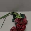 Artificial Bouquet 5 PCS Chrysanthemum Artificial Flowers Home Hotel Decoration Vase Silk Flower Pastoral Style Room Artificail Flower Arrangement Home Decoration (Color : Red 5PCS)