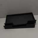 2 Pcs 16X8 Inch Slatwall Shelves, Heavy Duty Slatwall Baskets, Metal Slat Wall Shelves Accessories, Metal Retail Display for Storage and Organization, Black