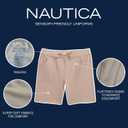 Nautica Girls School Uniform Sensory-Friendly Soft Pull-on Short (12-14, Navy)
