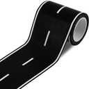 Roadway Tape - Black Road Track Tape for Kids Birthday Party Racing Party Decoration - 2.4 Inch Wide 33 FT Long