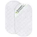 Bassinet Mattress Protector Fits 18" x 28" Munchkin Brica, 4moms Mamaroo and Pamo Babe 4 in 1 Portable Crib(not playard), Waterproof, Washer & Dryer