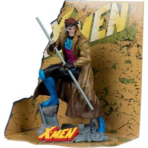 McFarlane Toys- Marvel Gambit 1:10th Scale Collectible with Scene (X-Men #1)