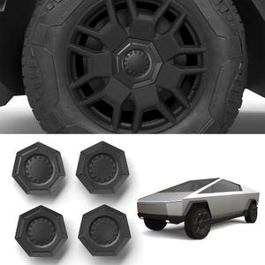 Wheel Hub Center Caps Fit for Tesla Cybertruck, Wheel Rim Center Cover Hub Center ABS Caps for Cybertruck Accessories