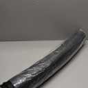 Zonon Dryer Vent Hose 4 Inch X 50 Feet Flexible Aluminum Foil Ducting Non Insulated with Stainless Steel Clamps and Aluminum Tape for Pipe, HVAC Heating Cooling Ventilation and Exhaust (Black)