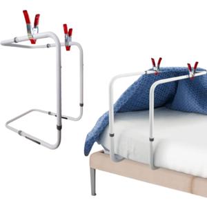 JJ CARE Blanket Lifter with Clamps, Steel and Aluminum Blanket Lifter for Feet Support, Adjustable from 20 to 28, Blanket Bars for Neuropathy, Foot Cramping, Surgery Recovery, and Arthritis (1 Count (Pack of 1))