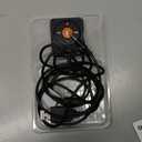 Bluetooth 5.4 AUX Car Adapter,[Dual Connection & Mic Noise Cancellation],Bluetooth Aux Receiver with 3.5mm Nylon Braided Cable,Plug & Play for Car Music/Hands-Free Calls/Stereo Audio(Orange)