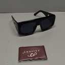 FEISEDY Retro Oversized Avaitor Sunglasses for Women Men Bold Thick Frame Flat Top Shades B0126