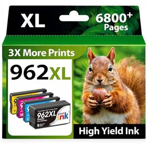 Starink Compatible 962XL Ink Cartridges Combo Pack, Replacement for HP 962XL Ink, Replacement for HP 962 Ink, Compatible with HP OfficeJet Pro 9010 9015 9018 9020 9025 Printers, 4 Pack, Latest Chip