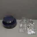 I00000 150Pcs Blue Plastic Plates,Hanukkah Plastic Plates,Navy Blue Disposable Plates with Silverware include 30 Dinner Plates10.25,30 Dessert Plates10.25,90 Silver Silverware Set for Party