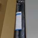 2 PACK Closet Rods for Hanging Clothes, 17 to 39 Inches Stepless Adjustable Metal Closet Rod, 1.3 Inches Heavy Duty Clothes Hanging Rod for Closet Wardrobes Laundry RV, Black