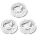 60W USB C to Cable [3Pack] iPhone 15 Fast Charging Cable,3ft Short USB-C to USBC Power Cord for iPhone 16/15 Pro Plus Pro Max, MacBook Pro Air/IPad/iPad Pro 12.9/11,AirPods 4(White) (3FT+3FT+3FT)