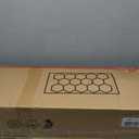 Updated Bigger Size 14 Grid Hexagon Garage LED Lights with Widen 1.33IN Illuminated Surface, 108000LM Led Lights System for Garage, Basement,Warehouse(Black Edge) Patent No.US0D1109406S