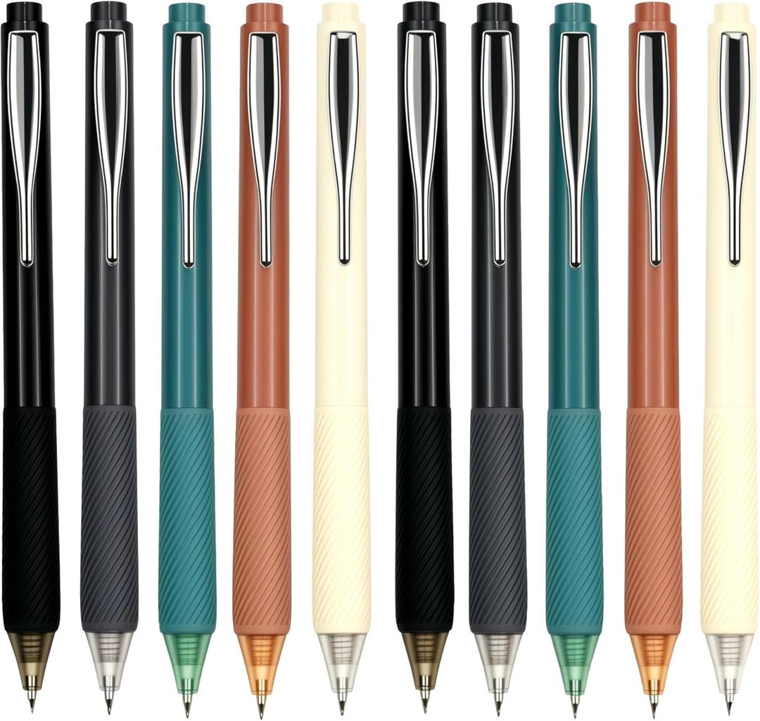 3 x Gel Pens, 0.5mm Black Ink Office Pens, Fine Tip Smooth Writer Pen with Comfortable Grip, Suitable for Students, Offices, Teachers, Nurses Notes and Journals.(10pcs)