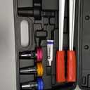 Saker PEX Tube Expansion Tool Kit | PEX-A Expansion Tool with 1/2'', 3/4'',1'' Expansion Heads | Mannual Expander Tool Kit SD-F1960 Standard PEX Coupling