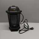 GOOTOP Bug Zapper Outdoor, Mosquito Zapper, 3 Prong Plug in Electric Fly Zapper, Mosquito Killer, Fly Traps, Flying Insects Zapper Indoor Outdoor 90-130V, 4200V, ABS Plastic Outer (Black)