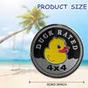 2 x Aluminium & Zinc Alloy 4x4 Car Badge Emblem Sticker, Silver, Universal Fit, Car Compatible