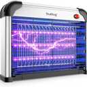 Buzbug LED Bug Zapper Indoor, 10 Years Lifespan 3 Lamps Enhance Insect Attraction, 3800V High-Voltage, Electric Mosquito Zapper, Fruit Fly Mosquito Moth Gnat Trap, Killer, Zapper -MA009