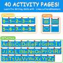 Preschool Sensory Learning Activities for Kids: Reusable Letters & Numbers Tracing Pad for Kids Ages 3-5 - ABC Handwriting Practice Sensory Toys for Preschool Kindergarten Toddlers 3 4 5 Years Old
