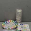 Sustainable Greetings Juvale Music Party Supplies, Paper Plates, Napkins, Cups and Plastic Cutlery (Serves 24, 144 Pieces) - Music Themed Party Decorations