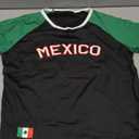 Womens Vintage Baby Tees Mexico Jersey Shirts for Women Mexican Y2k Graphic Crop Tops Cropped Tee 2000s Clothing (Large, Black)