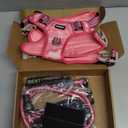 Heavy Duty Tactical Dog Harness for Medium Dogs, No Pull Adjustable Pet Harness Reflective Service Training Easy Control Pet Vest Military K9 Working Dog Harnesses- Medium, Pink Camo