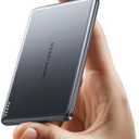 MOVE SPEED 0.3'' Ultra Slim MagSafe Portable Charger, 5000mAh Magsafe Battery Pack iPhone 17 Air Accessories, Magnetic Power Bank with USB C Port for iPhone 17 Pro Max Air/16/15/14/13/12, Glacier Gray