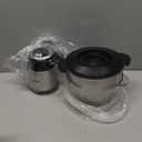 GANIZA Food Processors, Electric Food Chopper with Meat Grinder & Vegetable Chopper - 2 Bowls (8 Cup+8 Cup) with Powerful 450W Copper Motor - Includes 2 Sets of Bi-Level Blades for Fruits/Meat/Nuts (Black)