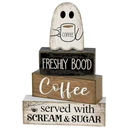 Halloween Posters - Ghost Halloween Table Decoration - Indoor Decorative Centerpiece for Kitchen, Farmhouse, Coffee Bar, Home, Seasonal Party