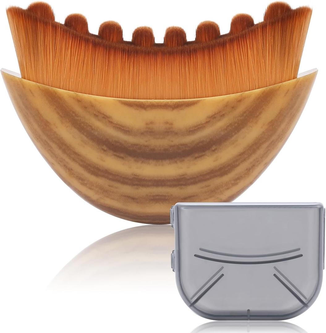 3 x Lymphatic Contour Face Brush for Sculpting, Dry Lymphatic Drainage Massager for Face, Anti-Puffiness, Detox & Lift, Improves Skin Glow & Absorption, and Relieves Fatigue