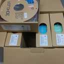 DEEPLEE PLA+ 1.75mm 3D Printer Filament, PLA Plus with Dimensional Accuracy +/- 0.02mm, Higher Strength and Toughness, Neatly Wound, No Clogging, 4 Pack 1kg Pink & Purple & Sky Blue & Sea Green