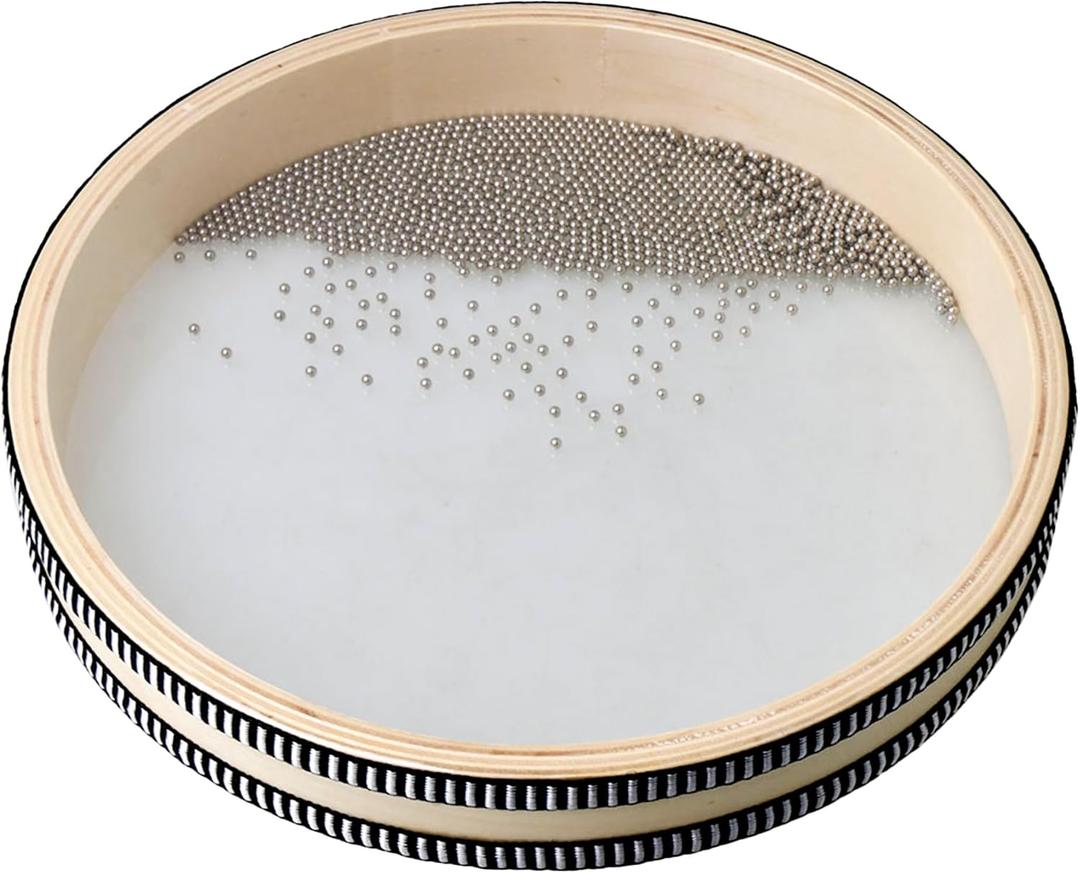 Bstinay Natural Color 10" Wave Bead Ocean Drum Musical Instrument Percussion