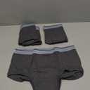 Wearever Incontinence Underwear for Men - Reusable & Washable Men's Bladder Control Briefs with Regular Absorbency - Leak Proof Underwear 150 ml (Pack of 3) (Gray) (L)