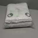 NICETOWN 100% Blackout Window Curtain Panels, Cold and Full Light Blocking Drapes with Black Liner for Nursery, 84 inches Drop Thermal Insulated Draperies (White, 2 Pieces, 52 Wide Each Panel)