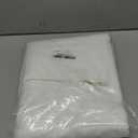 H.VERSAILTEX White Curtain 84 inches Long for Living Room Thermal Insulated Christmas Curtains Window Treatment Panel Bedroom Curtain for Door Thermal Curtains for Winter - One Panel - Grommet, White, Size: 52"W x 84"L