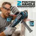 Cordless Oscillating Tool Compatible with Makita 18V Battery(Not Include Battery), 21,000 OPM Brushless 18V Oscillating Multi-tool with 6 Speed, LED Light, DIYtoolifz 4.5 Oscillating Tool for Cutting