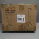 Folding Hand Truck 500lbs, Portable Heavy Duty Dolly Cart, 6 Wheels Collapsible Luggage Cart with 2 Elastic Ropes - Compact Trolley Cart for Easy Moving - Ideal Hand Cart for Travel and More (17, Black)