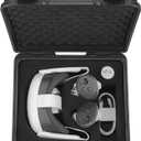 Hard Carrying Case Compatible with Meta Quest 3S / Quest 3 VR Headset with Original Strap, Waterproof Travel Case Holds Controller and Accessories, Not Compatible with Elite Strap