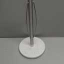 ZUNTO Paper Towel Holder Countertop, Freestanding Paper Towel Holder with Non-Slip Weighted Base for One-Hand Tear, Paper Towel Roll Holder for Kitchen Bathroom, White Marble Base