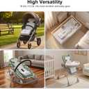 AMACOOL Baby Stroller Cooling Pad, 3D Breathable Carseat Cooling Pad with 2 Built-in Blower, Max 10H Ventilation 3 Speeds 10000mAh Rechargeable Cooling Mat Liner for Toddler Baby Summer Essentials, 36.48"L X 12.60"W