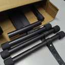 Keyboard Stand & Bench Set, Upgrade Heavy Duty Double-X Keyboard Stand, Adjustable & Portable Digital Piano Stand with Locking Straps