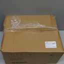 Oneach 66" Gold Floor Lamp for Living Room, Boho Floor Lamp with LED Bulb, Foot Switch, Rattan Shade, Industrial Tall Farmhouse Standing Lamp for Bedroom, Dining Room, Study Room, Office