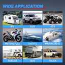 3 x MICTUNING LS083601JL Laser Stereo Rocker Switch Kit, On/Off LED Light, 20A 12V, Blue