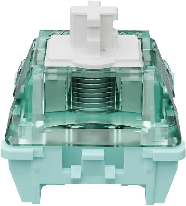 GATERON Magnetic Jade Pro Keyboard Switches, Linear Factory Pre-lubed Freely Setting Pre-Travel 20mm Longer Spring Key Switches for Magnetic Gaming Keyboard(70PCS)