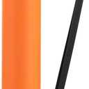 JJRING Orange Poster Tube, 25" to 40" Extendable Poster Storage Holder Tube with Carrying Strap, Poster Carrying Case for Blueprints, Scrolls, Maps and Architect Papers