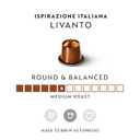 Nespresso Capsules Original Line, Livanto, Medium Roast Espresso Coffee, 50 Count Coffee Pods (EXP 01/31/27)